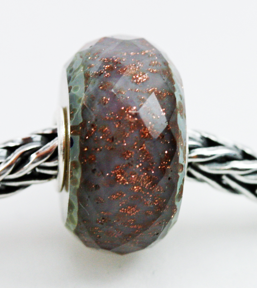 Troll Agate 69 TROLLBEADS  DAY 2022 Original Abbildung TGLBE-30086 "mit Einkaufwagen Chip am Schlüsselanhänger"